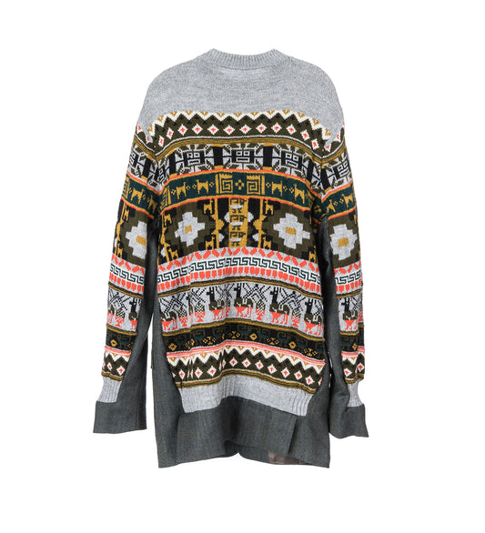 SAKKOBOTTOMSSWEATER MATERIALMIX WOOL UNIQUE #2