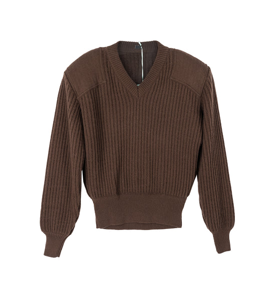 DISPLAY ARMY SWEATER BROWN