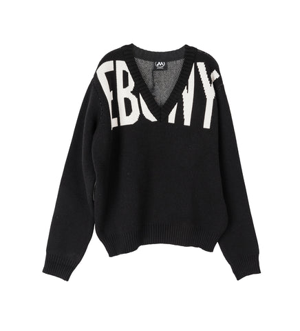 EBONY RELAXED JUMPER BLACK EBONY RELAXED JUMPER BLACK