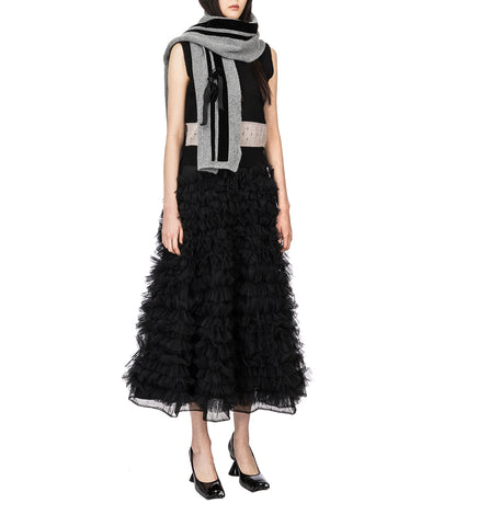 ROMY VEST BLACK/GREY ROMY VEST BLACK/GREY