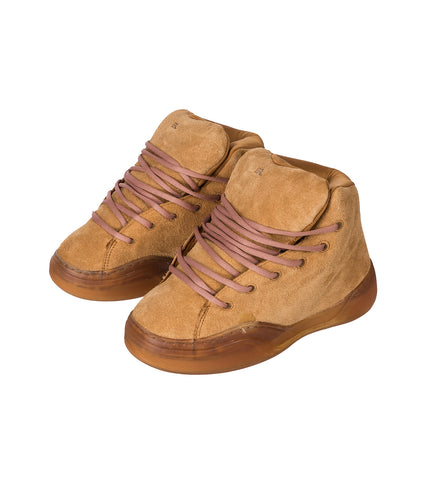 SUEDE MID VAMP SNEAKERS NATURAL SUEDE MID VAMP SNEAKERS NATURAL