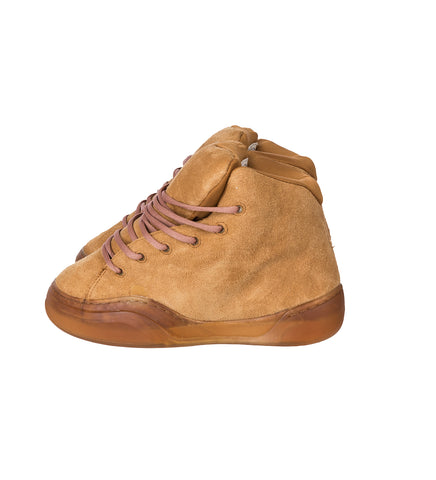 SUEDE MID VAMP SNEAKERS NATURAL SUEDE MID VAMP SNEAKERS NATURAL