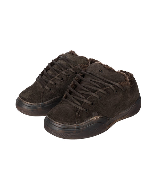 SUEDE VAMP SNEAKERS MUD