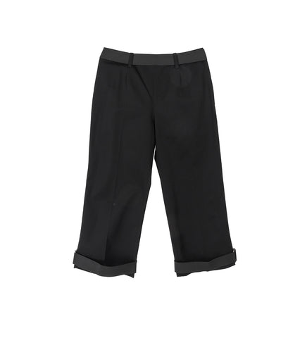 SPORTY CAPRI TASTEFUL BLACK MEGATWIST TWILL SPORTY CAPRI TASTEFUL BLACK MEGATWIST TWILL