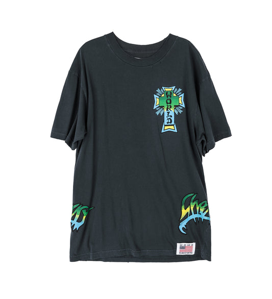 SKATE WORLD T-SHIRT VINTAGE BLACK