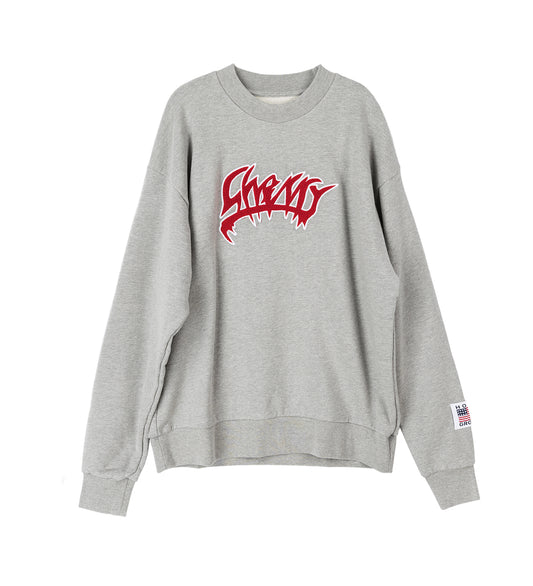 CHALVA CREWNECK HEATHER GREY