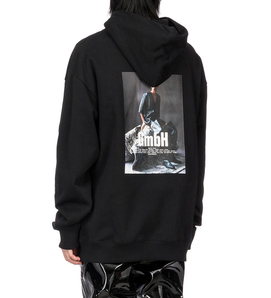 PHOTOGRAPHIC PRINT HOODIE BLACK