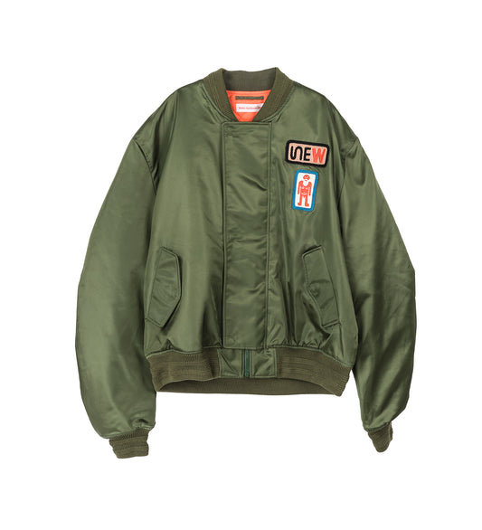 BEEP BEEP BOMBER EMBROIDERED PATCHES KHAKI