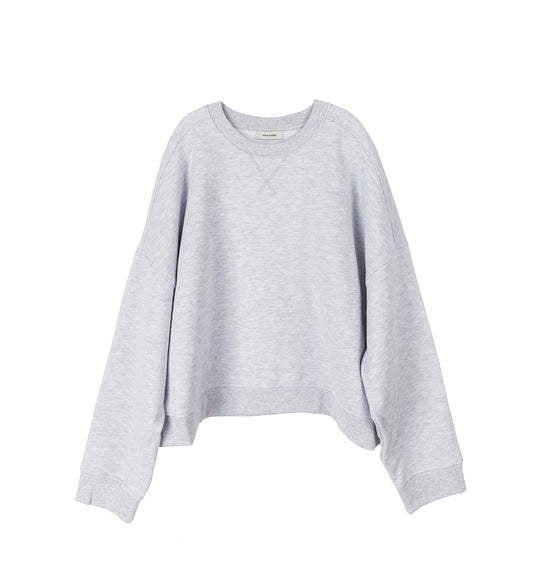 BOX CREW HEATHER GREY