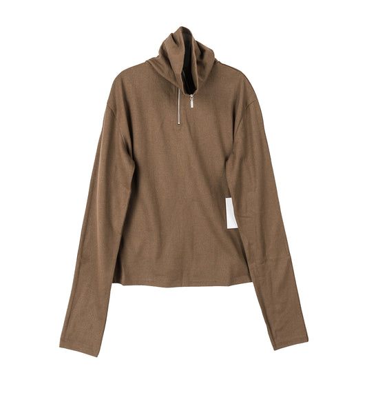 APEX WOOL TOP COFFEE