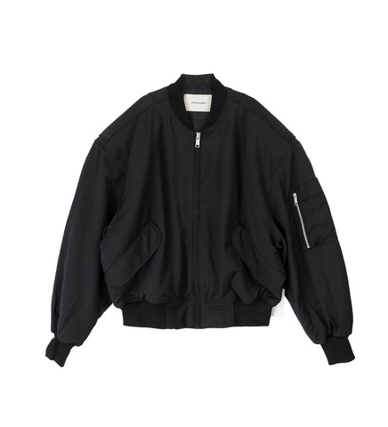 BROAD BOMBER WOOL BLACK BROAD BOMBER WOOL BLACK