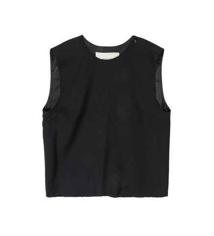 TELL TANK BLACK WOOL TELL TANK BLACK WOOL