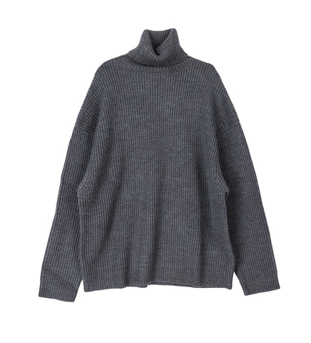 CHUNKY TURTLENECK CONCRETE CHUNKY TURTLENECK CONCRETE
