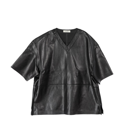 LEATHER TOP BLACK LEATHER TOP BLACK