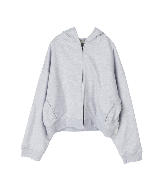THERMAL HOOD HEATHER GREY