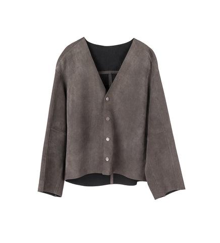 MINIMAL LEATHER JACKET LODEN MINIMAL LEATHER JACKET LODEN