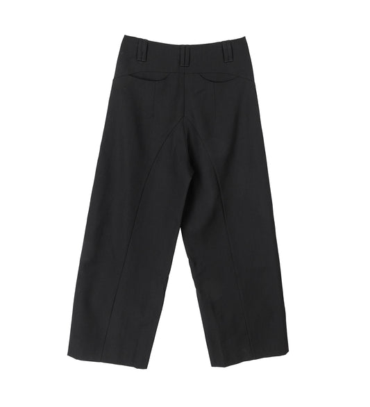 KEVIN SLIT TROUSERS EUPHORIC BLACK