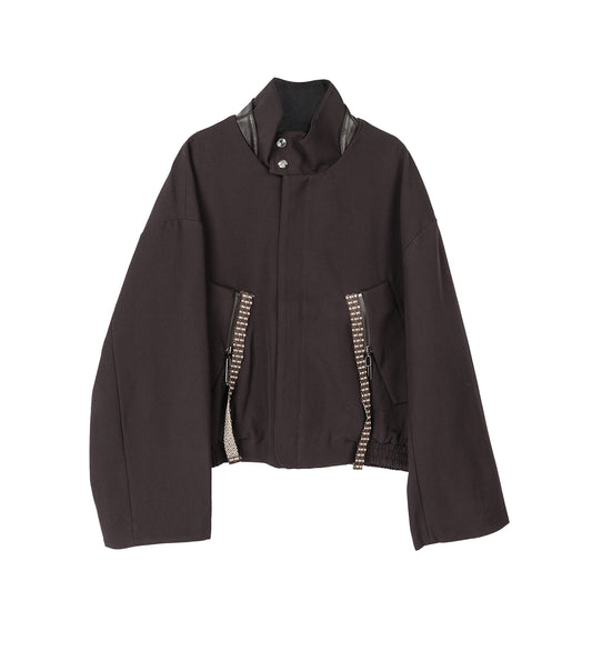 MEDINA HARRINGTON JACKET STAGNANT BROWN