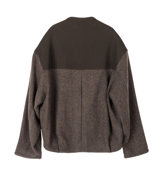 IVAN FLEECE JACKET STAGNANT BROWN