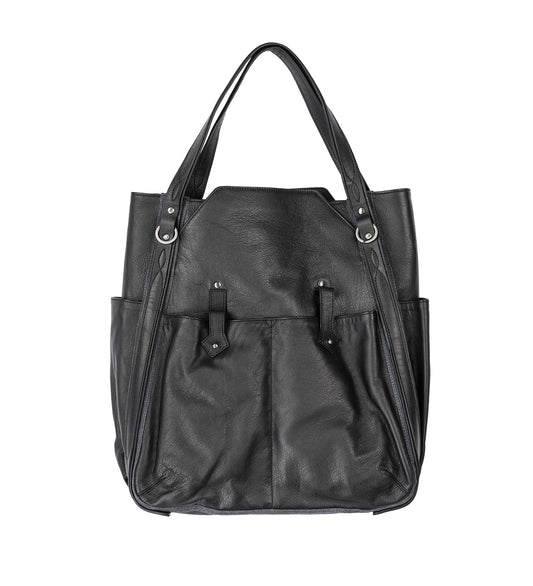 INEX TOTE BAG BLACK OBSIDIAN