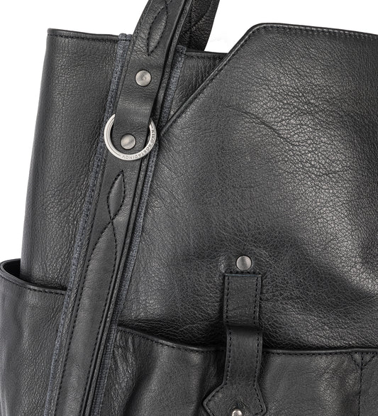 INEX TOTE BAG BLACK OBSIDIAN