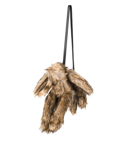 FAUX FUR HARE CROSSBODY BAG FAUX FUR HARE CROSSBODY BAG