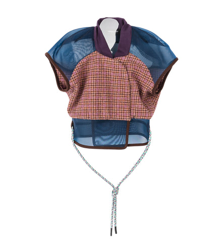 EARTHA FITTED GILET ROSEWOOD TWEED EARTHA FITTED GILET ROSEWOOD TWEED