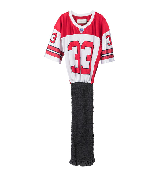 SHIRRED AMERICAN FOOTBALL DRESS MULTI SMALL #2