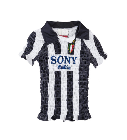 SHIRRED FOOTBALL JERSEY MULTI MEDIUM #1 SHIRRED FOOTBALL JERSEY MULTI MEDIUM #1