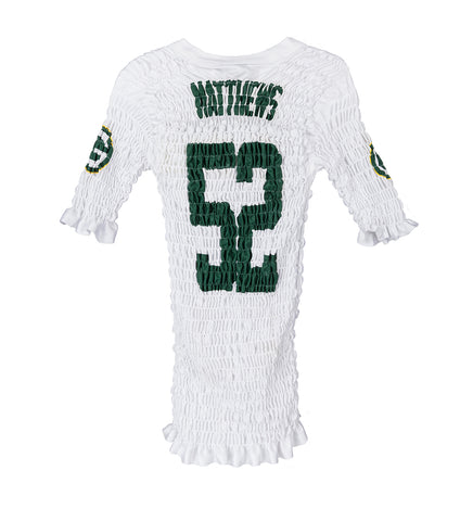 RECONSTITUTED SHIRRED US FOOTBALL JERSEY MULTI SMALL #1 RECONSTITUTED SHIRRED US FOOTBALL JERSEY MULTI SMALL #1