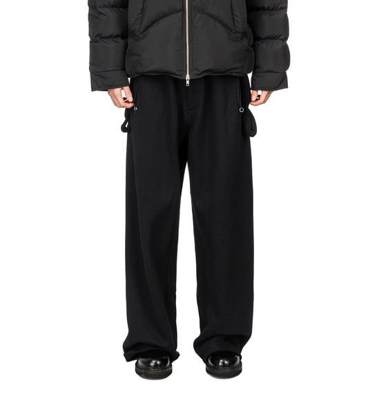 WIDE SWEATPANT BLACK