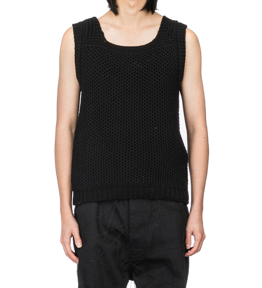 SWEATER VEST BLACK