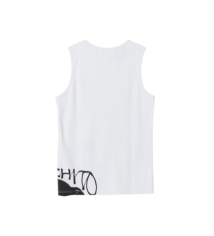 RIBBED TANK TOP WHITE RIBBED TANK TOP WHITE