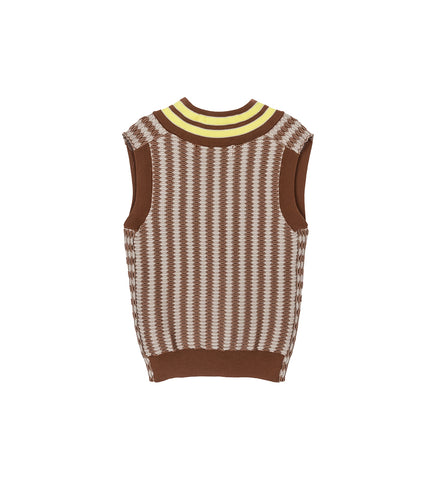 HOT KNIT VEST FIRE LIME & TERRA HOT KNIT VEST FIRE LIME & TERRA