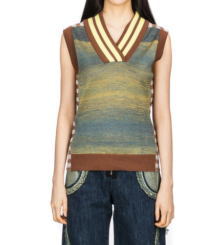 HOT KNIT VEST FIRE LIME & TERRA HOT KNIT VEST FIRE LIME & TERRA