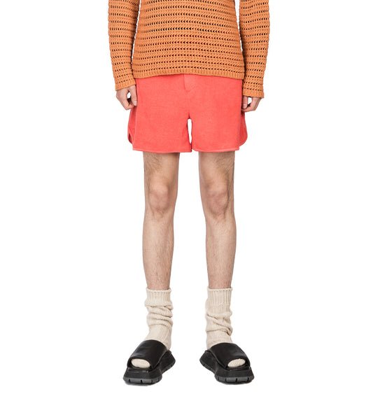 CMMN SWDN FLOYD TERRY SHORTS CORAL