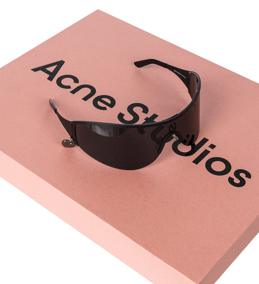 METAL FRAME SUNGLASSES BLACK/BLACK