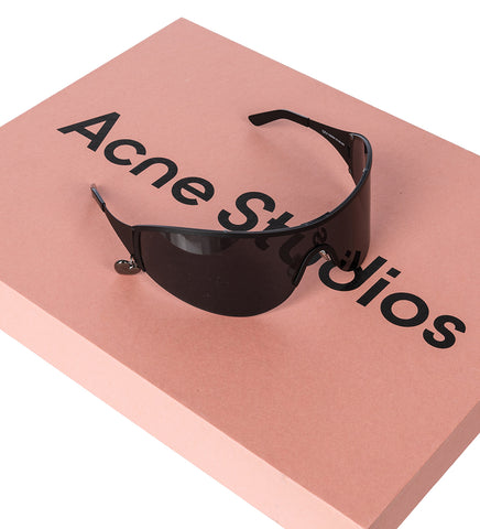 METAL FRAME SUNGLASSES BLACK/BLACK METAL FRAME SUNGLASSES BLACK/BLACK