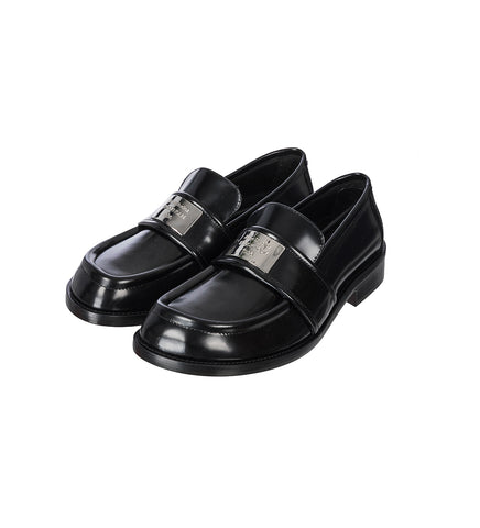 LOGO METAL LOAFER BLACK LOGO METAL LOAFER BLACK