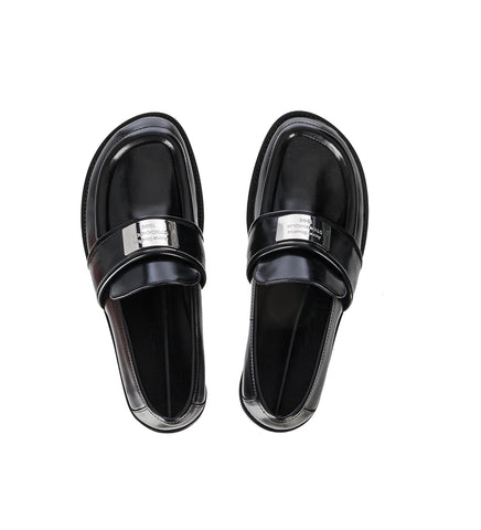 LOGO METAL LOAFER BLACK LOGO METAL LOAFER BLACK