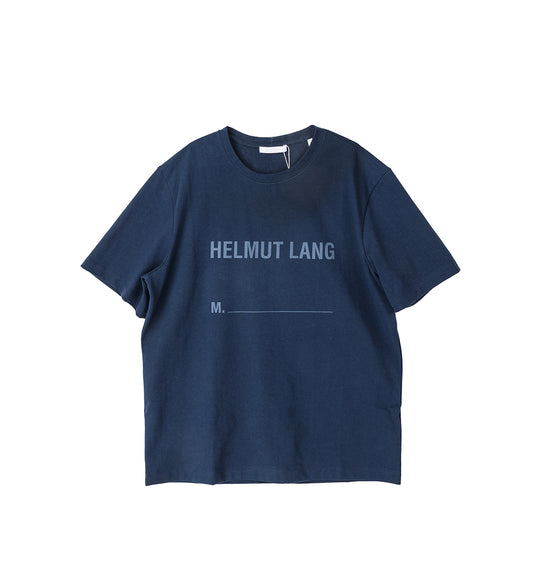 STAMPED WASHED TEE INDIGO
