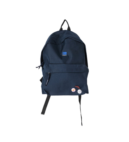 LOGO BACKPACK WITH PINS NAVY LOGO BACKPACK WITH PINS NAVY