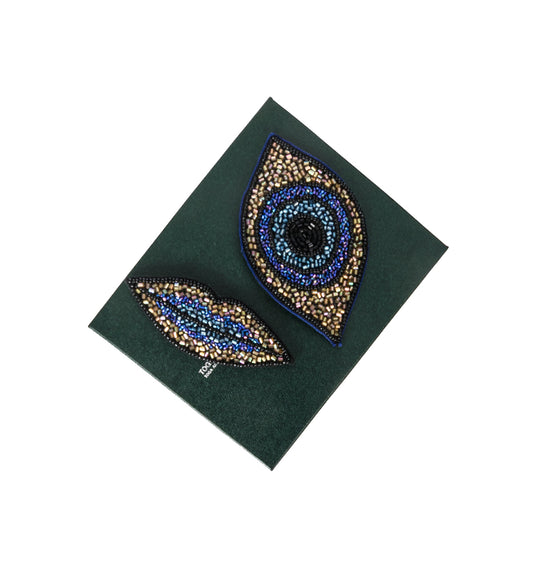 BEADS PIN EYE & LIP MIX