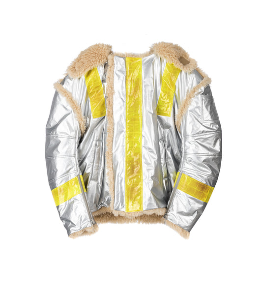 SHERLING FLIGHT JACKET SILVER
