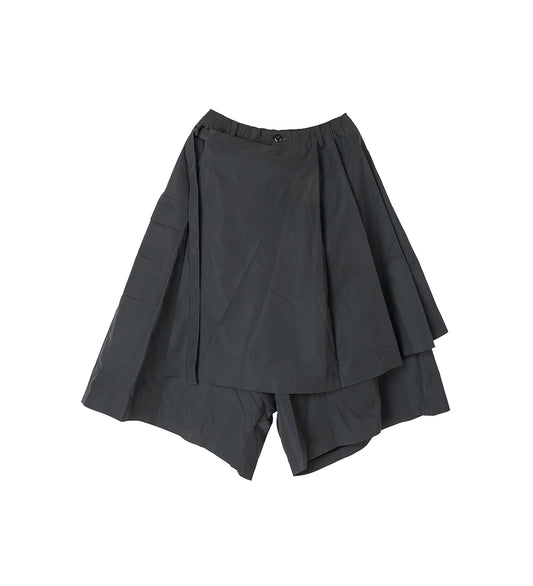 LAYERED SHORTS DARK GREY