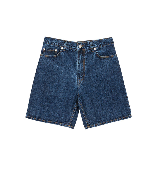 JORDANLUCA INSIGNIA DENIM BERMUDA DARK INDIGO