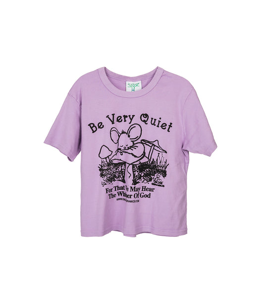 BE VERY QUIET BABY TEE QUALL