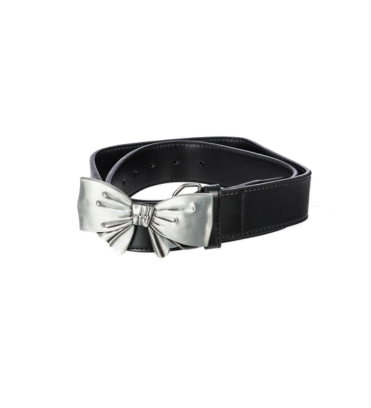 BOW BELT BLACK AW25