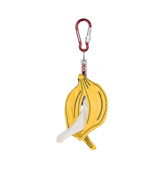 BANANA PEEL KEYRING YELLOW