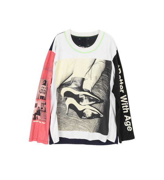 SMEAR REVERSIBLE LS TEE X-LARGE